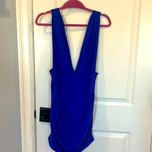 Blue clubbing dress